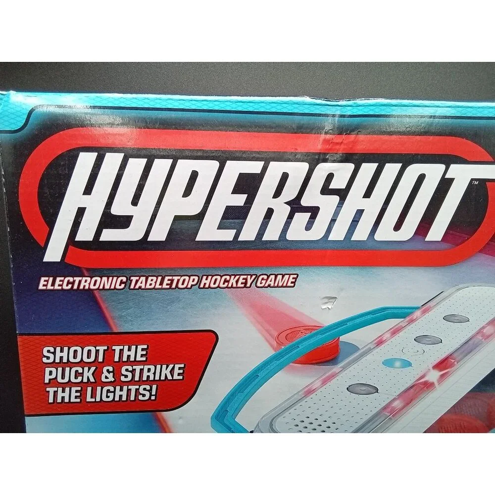 Hypershot Electronic Tabletop Hockey Game By Hasbro Gaming  5 Game Modes & Light